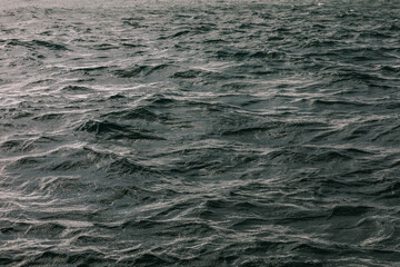 Texture of sea waves in the Faroe Islands