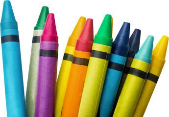 Fototapeta Colorful Crayons - Isolated obraz