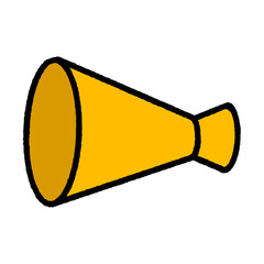 メガホン　背景透過