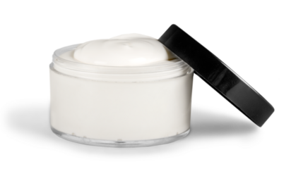 Cosmetic cream on white background isolated