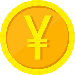 Chinese currency yuan in coins