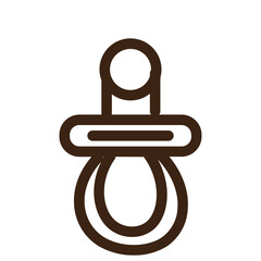 Obraz premium baby outline red shopping tools icon