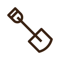 building construction equipment repair shovel tool icon