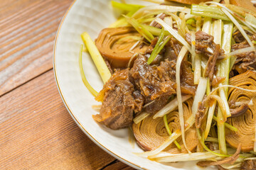 Braised Vegetarian Chicken with Northeast China's Special Cold Dish