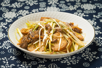 Braised Vegetarian Chicken with Northeast China's Special Cold Dish