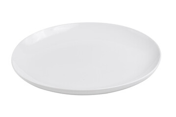 Empty plate isolated on transparent png