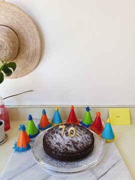 Chocolate cake for 70th birthday