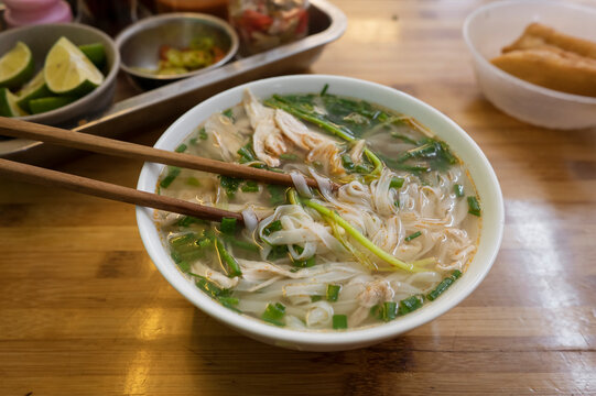 Vietnamese chicken noodles Pho Ga