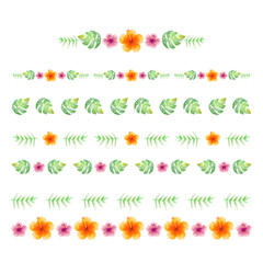 수채화 꽃 리스 테두리 라인 일러스트 이미지