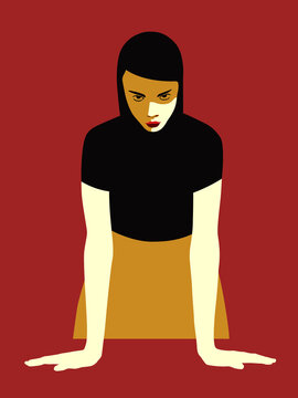 Mad woman