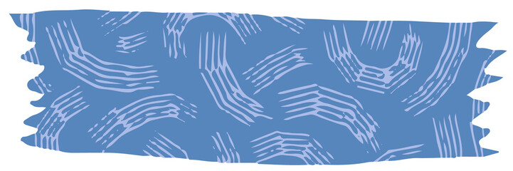 Washi Tape in Abstract Art Style Wallpaper, Pattern Painting Illustration Pattern Sticker, Element for Scrapbook, Cute and Vintage Collection, Masking Tape Stripe for Decoration, Crafts Thing