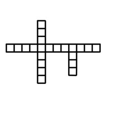 Fototapeta na wymiar crossword flat icon