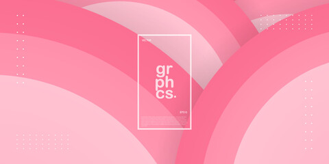 Abstract Pink Gradient Background. Modern Soft Color Backdrop. Cool Trendy Bright Color Illustration. Eps10 Vector