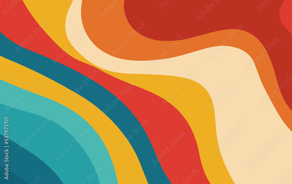 Fototapete abstract fluid background design for poster, wallpaper and pattern. collection of liquid shape desig