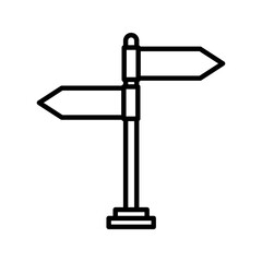 Obraz premium Street Sign icon. vector illustration