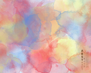 Obraz premium Abstract watercolor textured background. Design for your date, postcard, banner, logo.