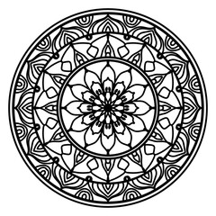 Black mandala,
luxury ornamental mandala design background, mandala design, Mandala pattern Coloring book Art wallpaper design, tile pattern, greeting card, Black and White Mandala

