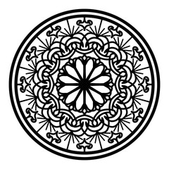 Black mandala,
luxury ornamental mandala design background, mandala design, Mandala pattern Coloring book Art wallpaper design, tile pattern, greeting card, Black and White Mandala
