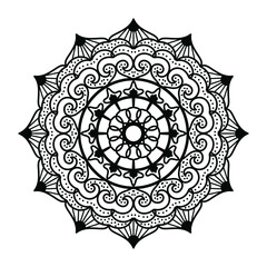 Black mandala,
luxury ornamental mandala design background, mandala design, Mandala pattern Coloring book Art wallpaper design, tile pattern, greeting card, Black and White Mandala
