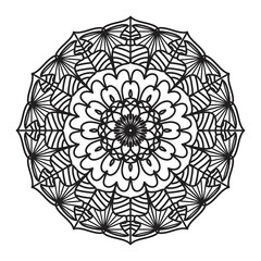 Black mandala,
luxury ornamental mandala design background, mandala design, Mandala pattern Coloring book Art wallpaper design, tile pattern, greeting card, Black and White Mandala
