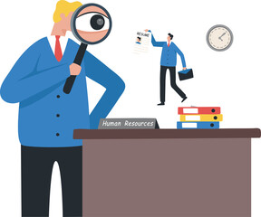 Human Resources Department. Recruiting, selecting personnel, hiring, taking care of wages, salaries and personnel welfare. who will work. employees or freelancers. HR select job interviewers.