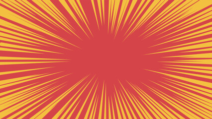 Fototapeta premium Colorful concentration line background material