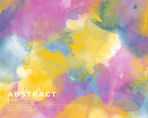 Abstract watercolor textured background. Design for your date, postcard, banner, logo.