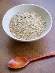 들깨가루, 음식, 요리재료