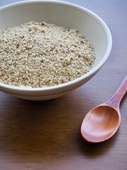 들깨가루, 음식, 요리재료