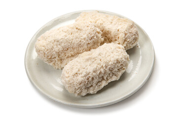 調理前の冷凍カニクリームコロッケ