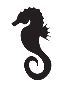 recommend clip art: seahorse sealife animal silhouette