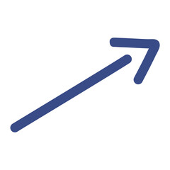 brush stroke arrow icon