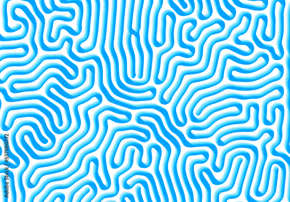 Aufkleber Abstract background with optical illusion generative pattern and vibrant fluid psychedelic colors with Christmas and winter holidays cold theme
