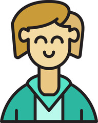 woman character avatar illustration