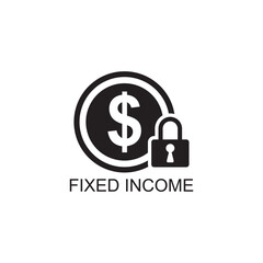 fixed income icon , budget icon