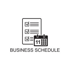 business schedule icon , reminder icon