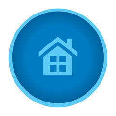 Obraz premium house front facade button