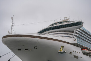 Princess cruiseship or cruise ship liner Ruby San Diego terminal for Mexican Riviera cruising with...