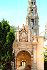 San Diego is a popular tourist travel destination with impressive historic architecture in Balboa...