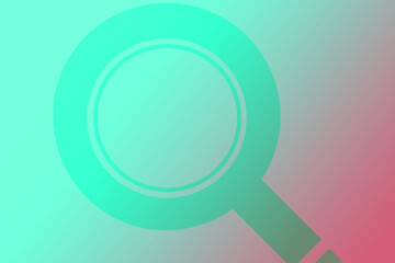 abstract background with magnifying glass design