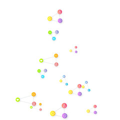 Social media marketing icons internet tags target