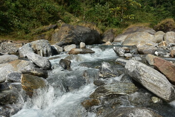 stream in the mountains