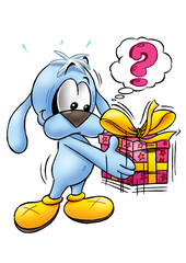 Chien cartoon humour cadeau