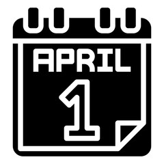 APRIL FOOLS DAY glyph icon