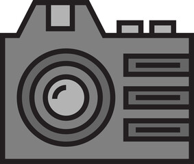digital camera icon illustration