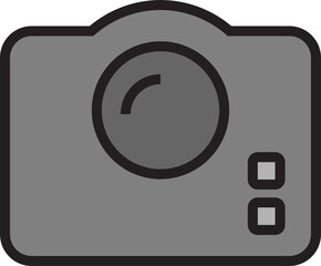 digital camera icon illustration