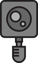 camera with selfie stick icon