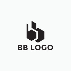 BB Buildings logo vector image