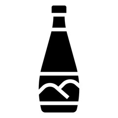 MINERAL WATER glyph icon