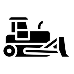 BULLDOZER glyph icon © narathip